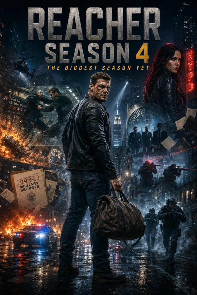 Reacher (Seasons 1–3, Season 4 Coming 2026)