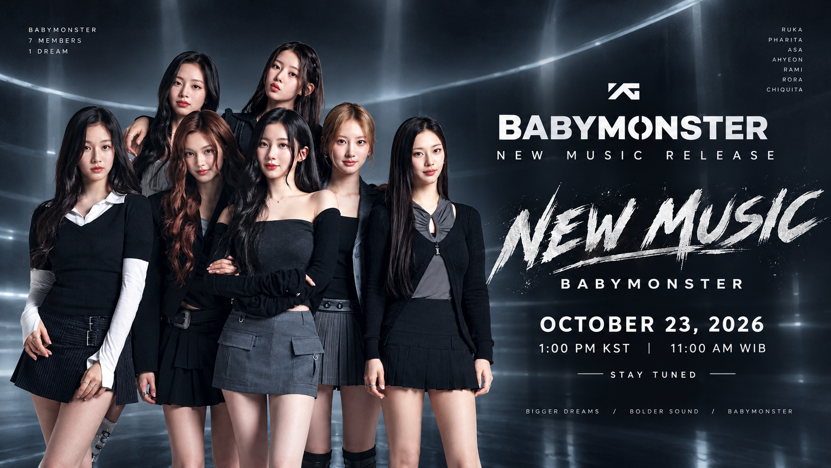 BABYMONSTER New Music Coming October 23, 2026